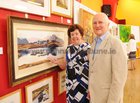 <br />
Dr Dymphna Horgan, Sea Road wih her husband Dr John O’Donoghue,  at the opening of Galway Art Club Exhibition at St. Patricks National School , Lombard Street. 