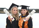 Haleigh Joyce, Clarenbridge, and Eilis Hogan, Maree, Oranmore, both of whom were conferred with the degree of B Sc, Honours, in Applied Freshwater and Marine Biology, at the GMIT conferring ceremonies in the Galmont Hotel.