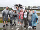 Darragh Faherty, Ryan Shaughnessy, Lana O’Connor, Jason Faherty, Natasha O’Connor, Mel Faherty, Audrey Faherty and Grainne Faherty from Westside, before taking part in the Galway Memorial Walk in aid of Galway Hospice, in memory of Barbara Naughton from Spiddal. 