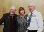 Noel Coyne,Patricia and Michael Duggan at the Claddagh Senior Citizens dinner in the Galway Bay Hotel. 