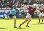 Galway v Dublin Allianz Hurling League Division 1B game at the Pearse Stadium.<br />
Galway's Gearoid McInerney, and Dublin's Donal Burke