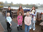 Pictured at the reception at a coffee morning in Galway Rowing Club to mark World Prematurity Day were, back from left: Anna Keady, Carragh Coffey and Kate Keady holding her pet Pip. In front are Ruth Keady, Sophie Forde and Ellen King.