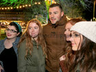 Irish and Connacht rugby player Robbie Henshaw at the opening of the Continental Christmas Market in Eyre Square
